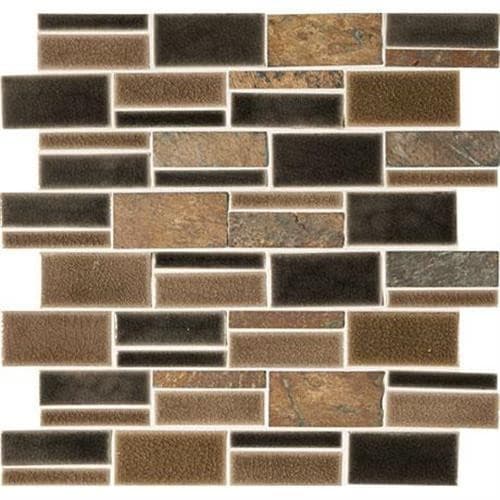 Midpark Mosaics — Bark Mosaic (Rectangle 3"xrandom) - 13x12