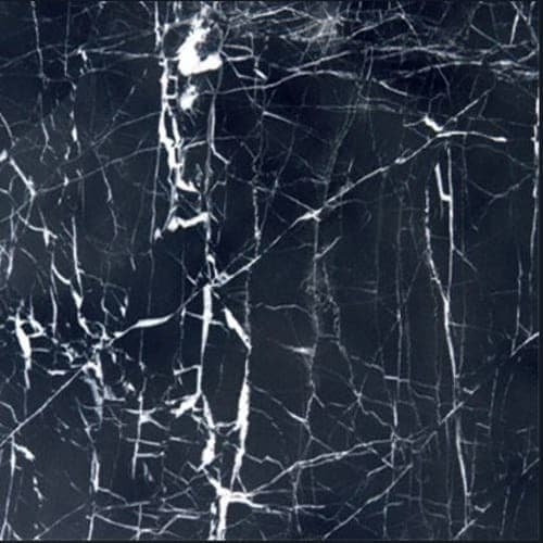 China Black W/vein — Black 12x12